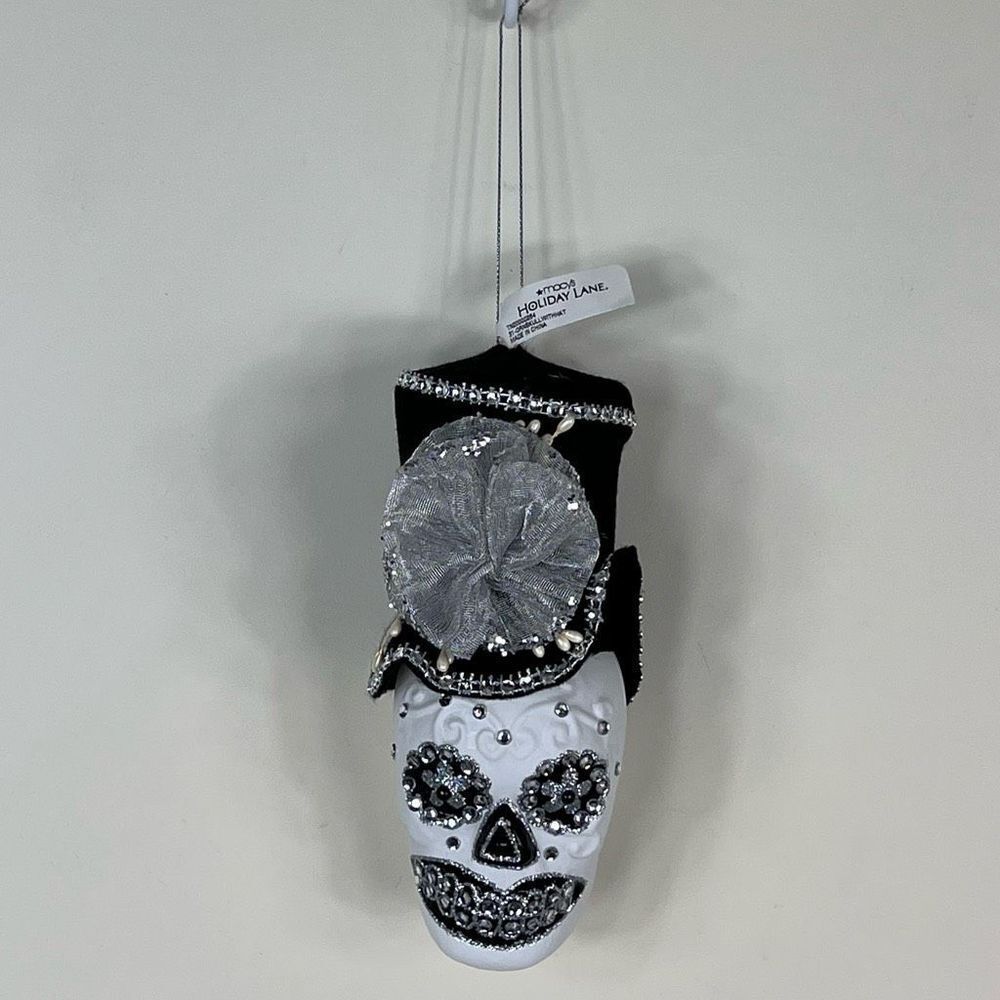 Holiday Lane Day of the Dead Sugar Skull Groom (with Hat)
